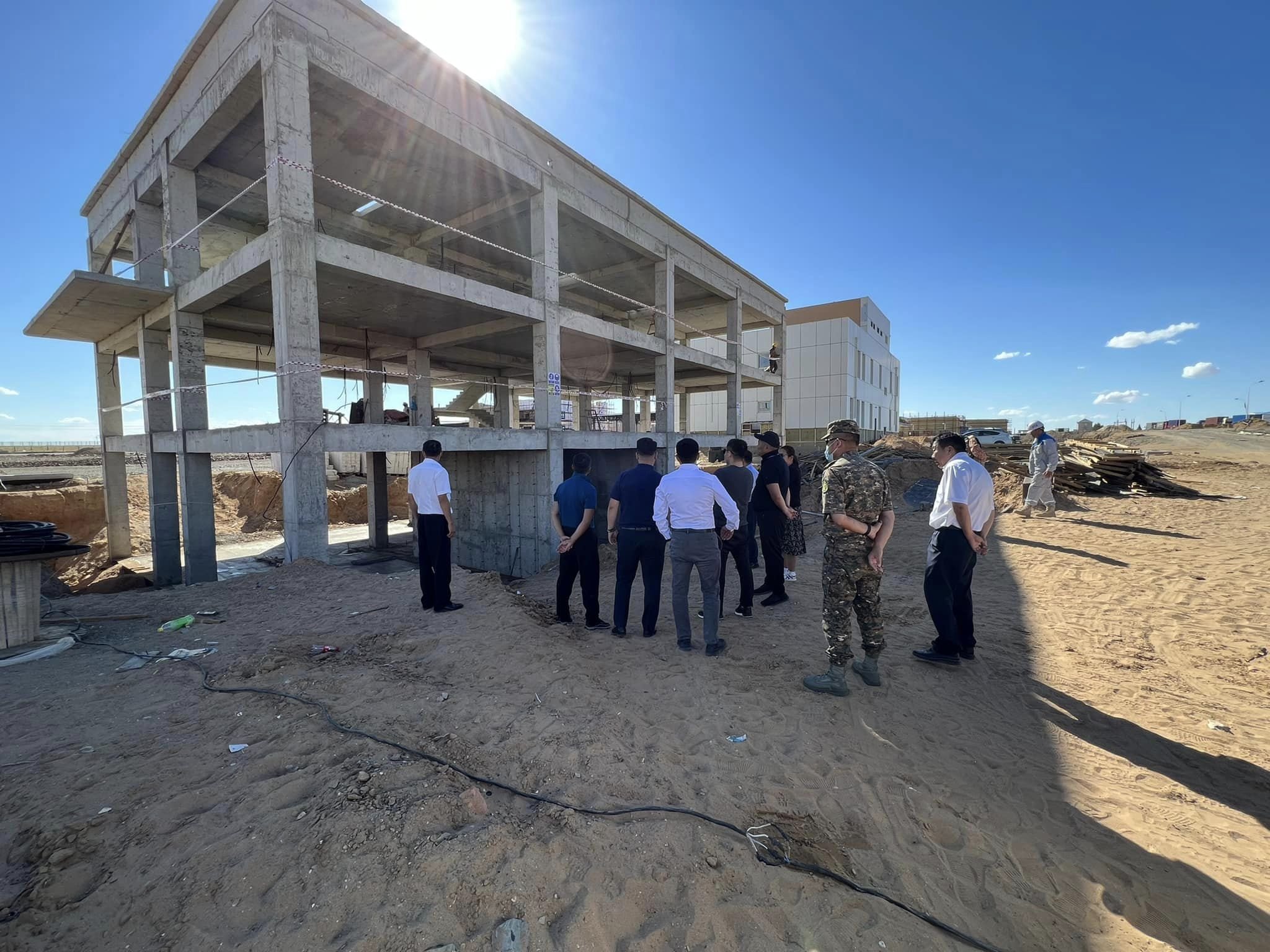 Барилгын материалын лабораторийн барилгын явцтай танилцлаа