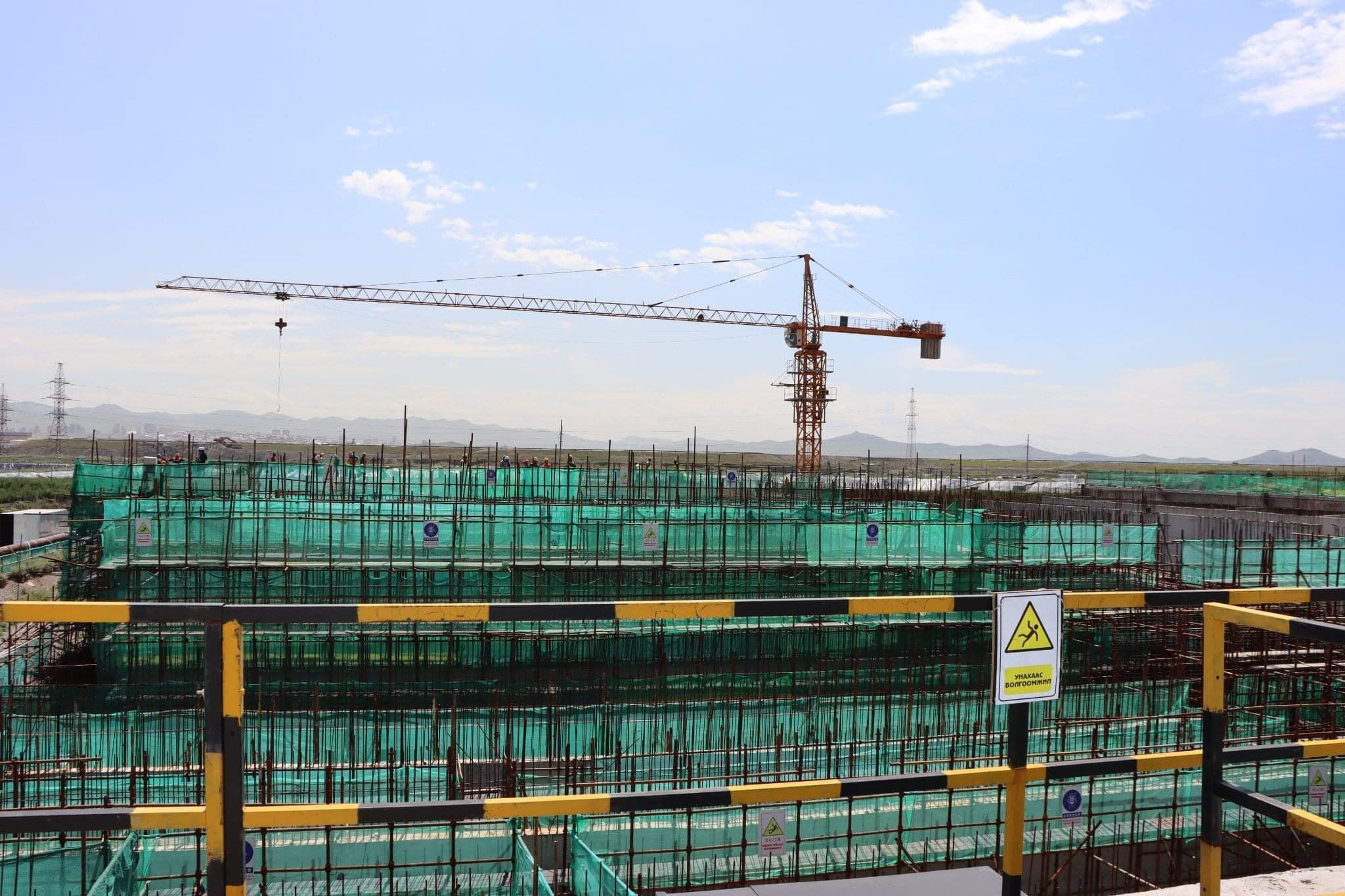 Шинэ төв цэвэрлэх байгууламжийн барилгын ажлын явцтай танилцлаа