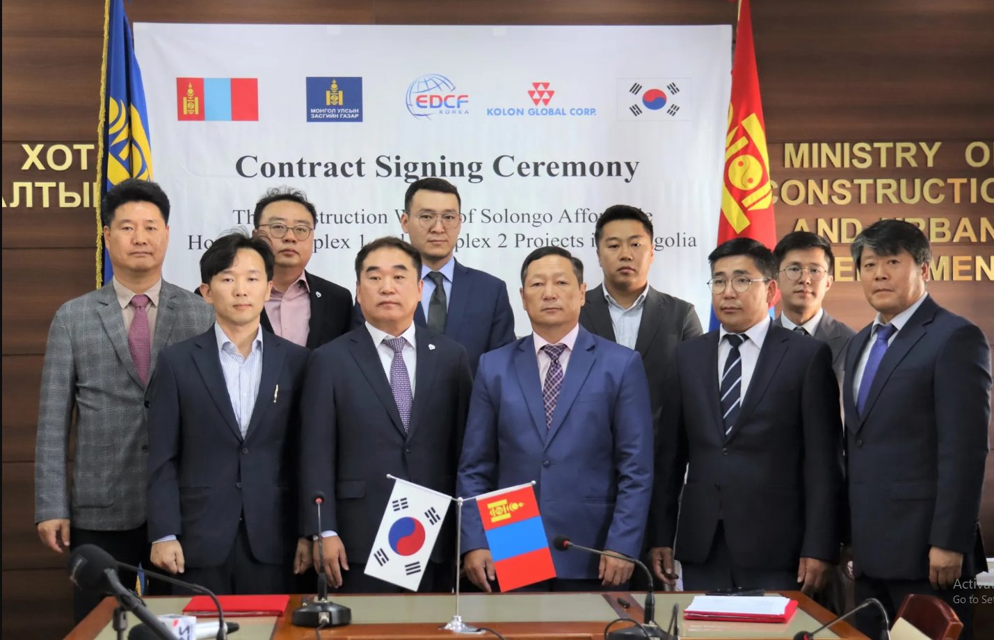 “Солонго-1 орлогод нийцсэн орон сууцны хороолол” барих төслийн гэрээг байгууллаа