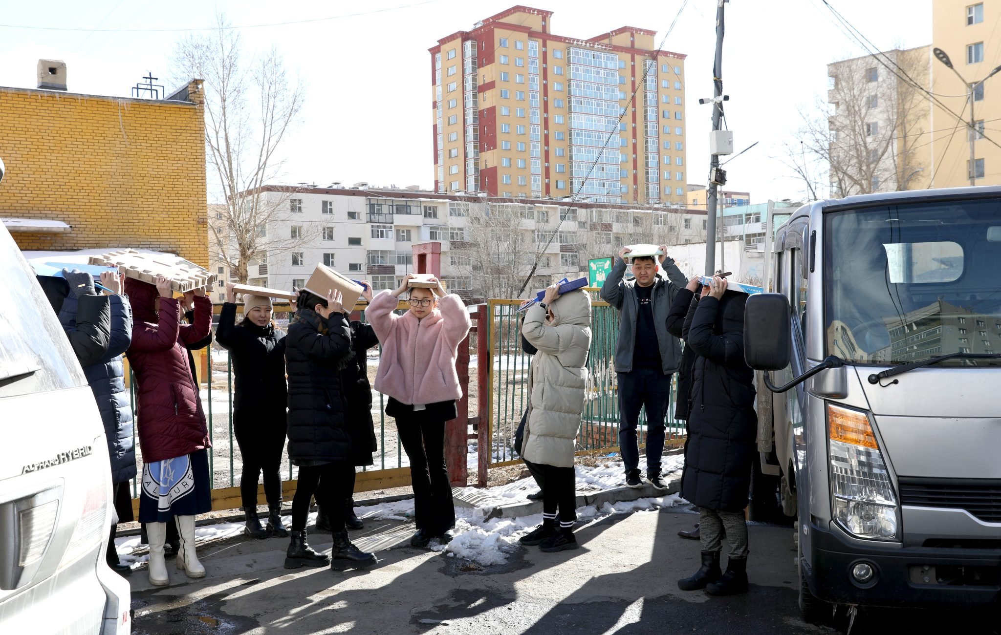 Гамшгийн аюулын тухай зарлан мэдээллийн дохиогоор ажиллах дадлага сургууль хийлээ
